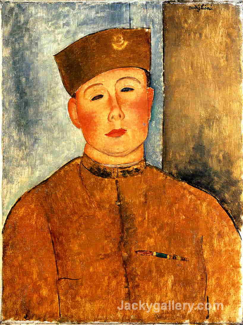 The Zouave by Amedeo Modigliani paintings reproduction